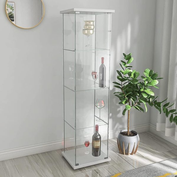 lemari pajangan kaca minimalis FRZZ410 1